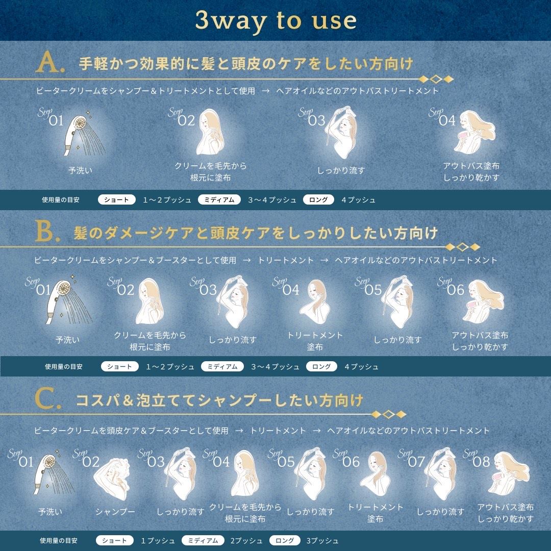 ビータークリームシャンプー 390g