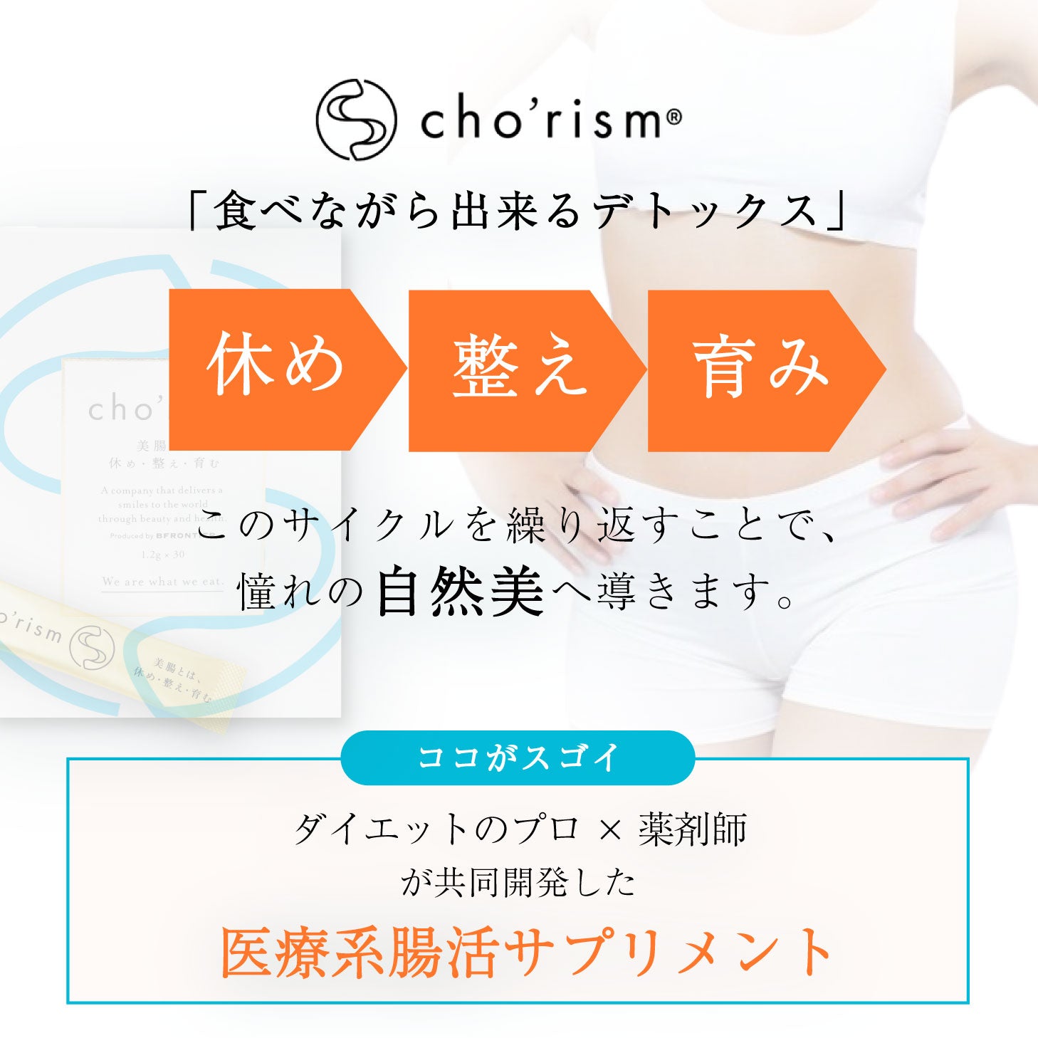 【メーカー公認ショップ】腸活サプリ chorism 腸リズム
