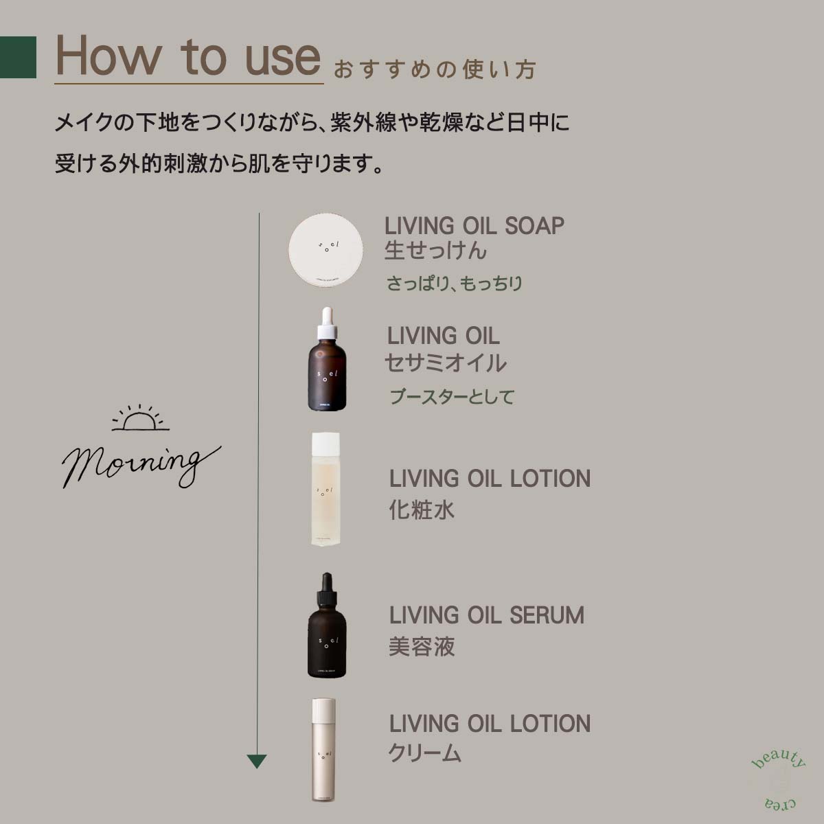 soel(ソエル)LIVING‐OIL 導入液 60ml