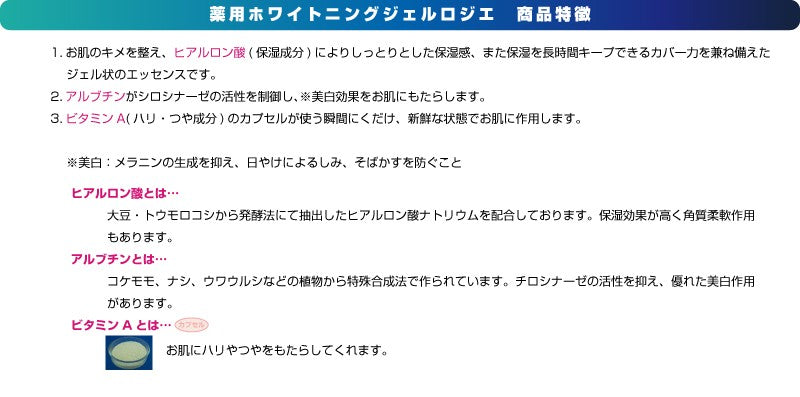 Capreve 薬用ホワイトニングジェル ロジエ 80ml