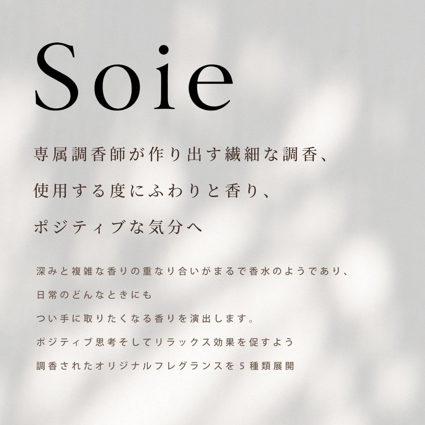 Soie ソワ ハンドボディソープ 2way フレグランスソープ 300mL