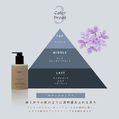 Soie ソワ ハンドボディソープ 2way フレグランスソープ 300mL