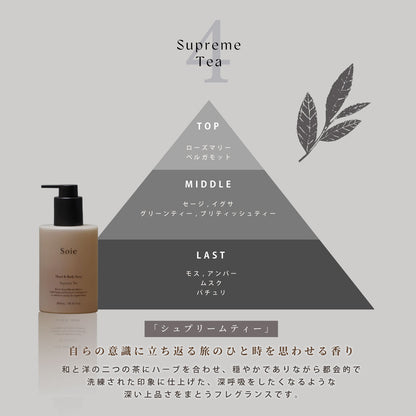 Soie ソワ ハンドボディソープ 2way フレグランスソープ 300mL