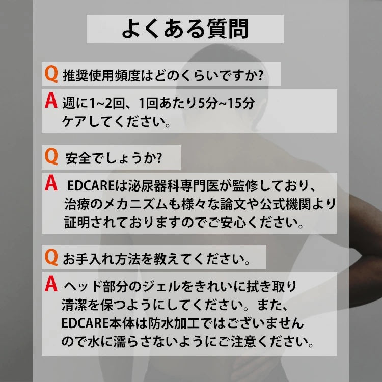 EDCARE 男性のデリケートなお悩みに
