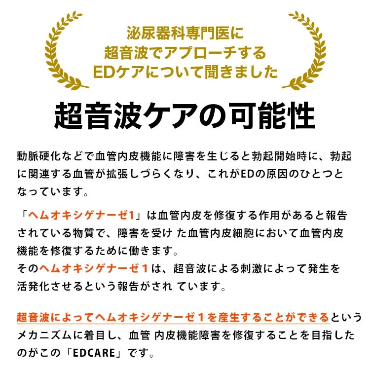 EDCARE 男性のデリケートなお悩みに