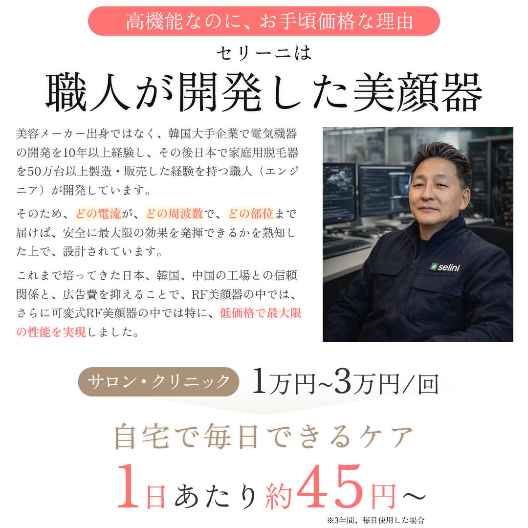 SELINI LDM BOOST PRO 美顔器 セリーニ ジェル不要