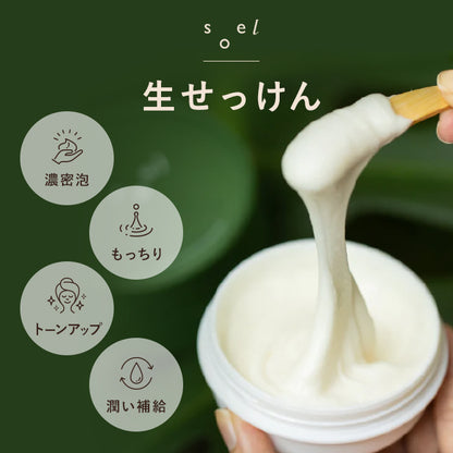 soel（ソエル）LIVING-OIL SOAP 生せっけん100ml（ベーシック・ライム・シトラスビタミン）