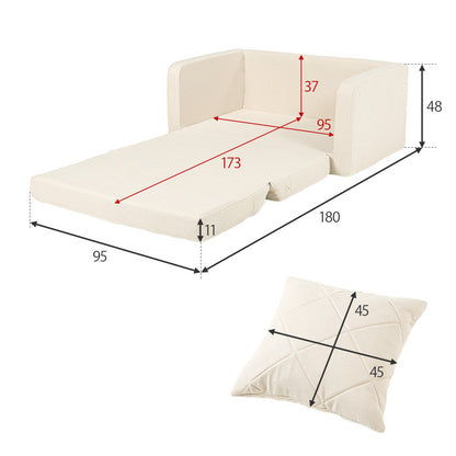 ソファベッド　2タイプ 幅110～155cm