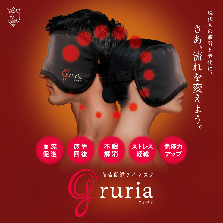 gruria アイマスク 血流促進