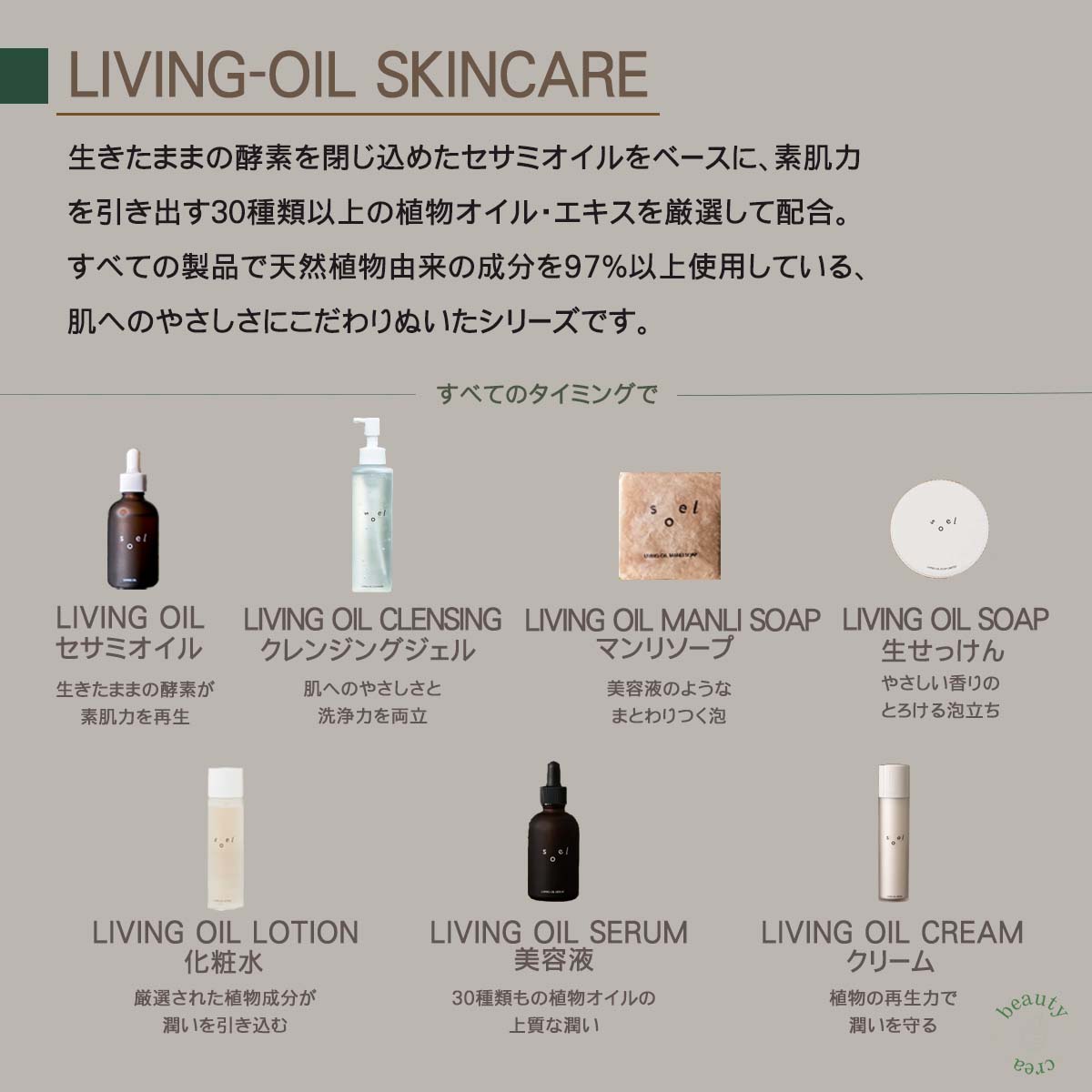 メーカー公認正規販売店】レビュー特典付 soel LIVING-OIL SOAP 100ml